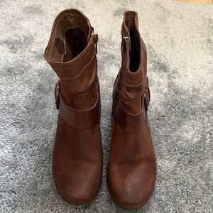 PIKOLINOS Rich Brown Leather ankle Boots size 36